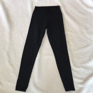 Black Aerie high-waist leggings